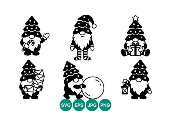Christmas Gnome Vector Set: A Festive Illustration Boost for Branding Campaigns