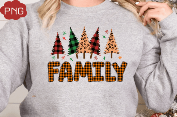 Family PNG T-shirt Design, Christmas: A Versatile Illustration for Content Creators