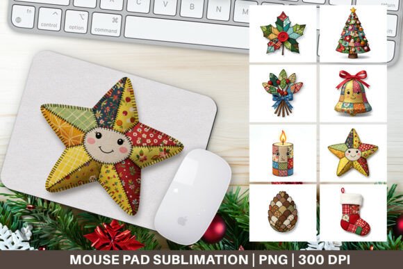 Patchwork Christmas Folk Art Mouse Pad Review for Real Projects