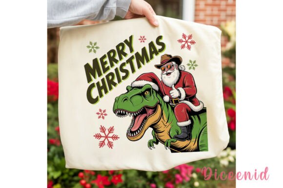 Santa T-Rex Christmas Sublimation Design Review for Real Projects