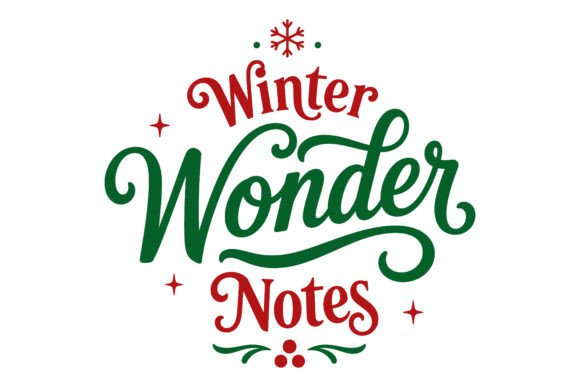 Winter Wonder Notes Christmas SVG: A Festive Freebie for Creative Projects